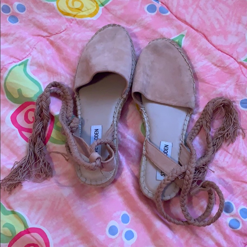 Blush pink Steve Madden espadrilles